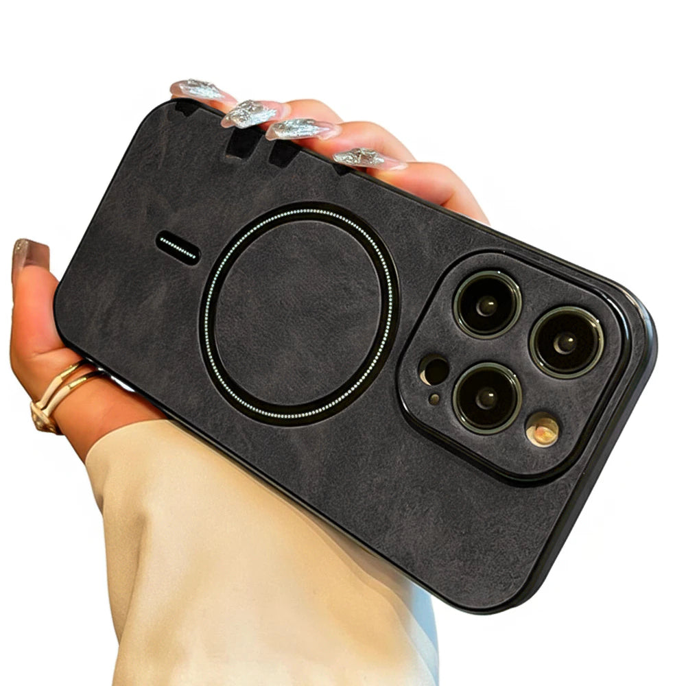 Case Premium em Couro Ecológico para iPhone